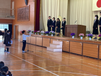 離任式