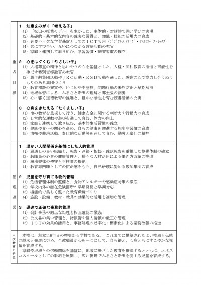 R8　教育計画（裏面)